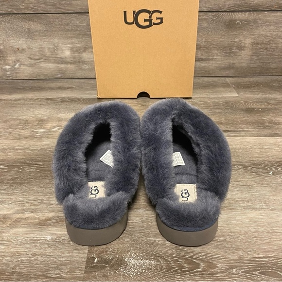 UGG | Classic Slipper In Eve Blue Shearling Suede Indoor and Outdoor NEW - Picture 5 of 9